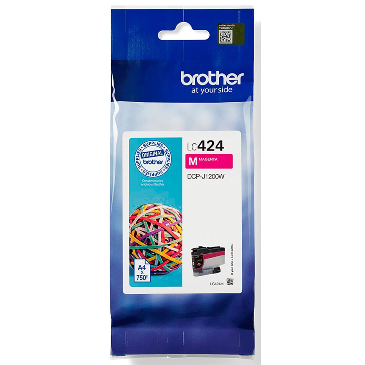Magenta mustekasetti: Brother LC424M | Finink.com