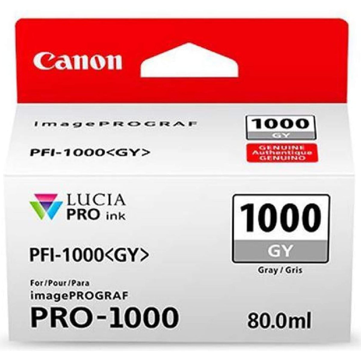 Harmaa mustepatruuna: Canon 0552C001 (PFI-1000 GY) | Finink.com