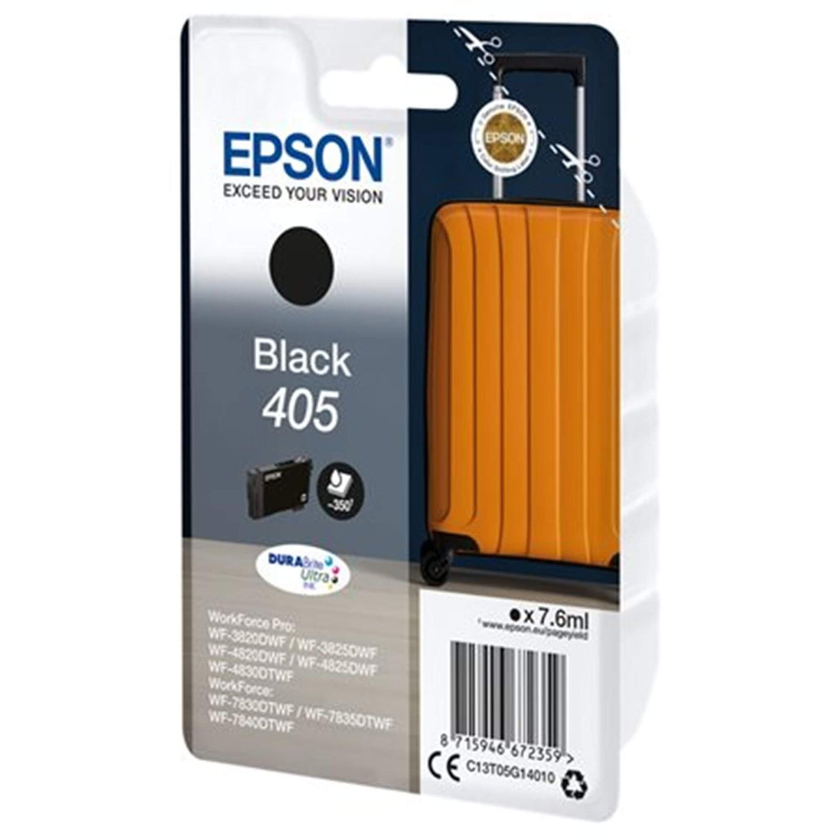 Musta mustekasetti: Epson C13T05G14010 (405) | Finink.com