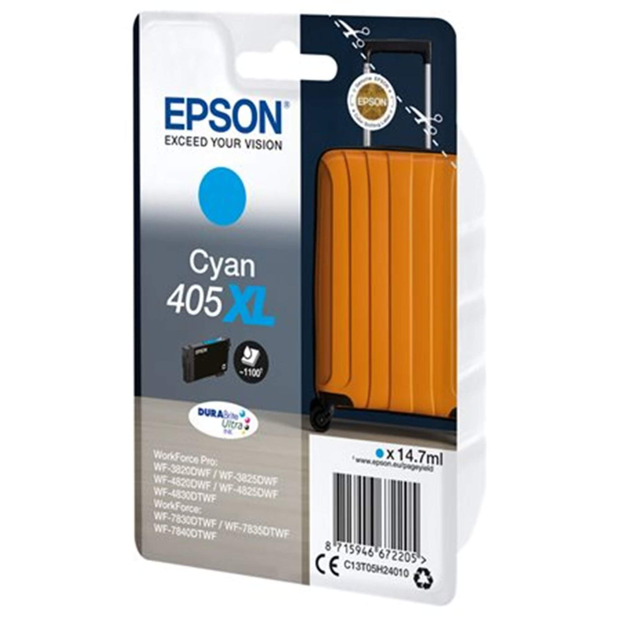 Cyan mustekasetti: Epson C13T05H24010 (405XL) | Finink.com