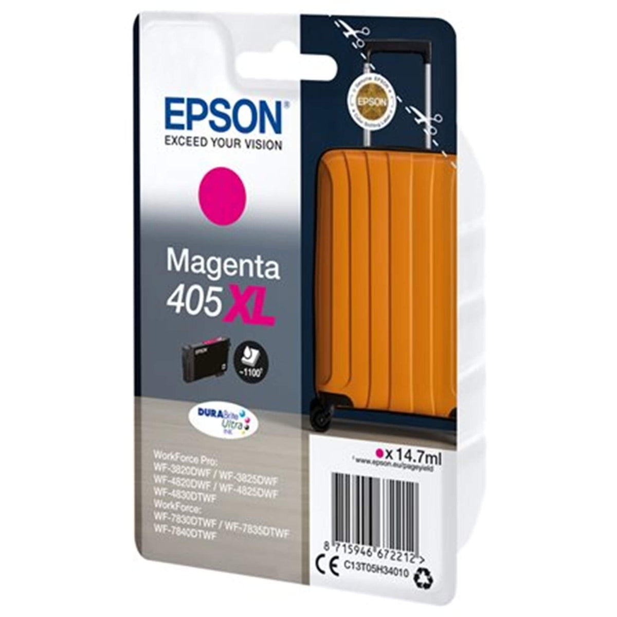 Magenta mustekasetti: Epson C13T05H34010 (405XL) | Finink.com