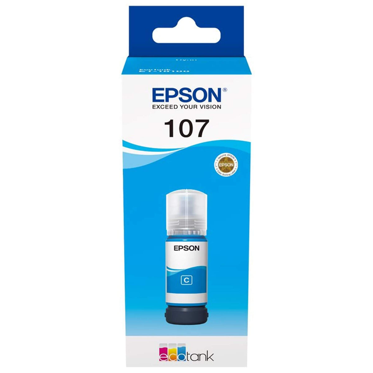Epson 107 cyan mustepullo (T09B240)