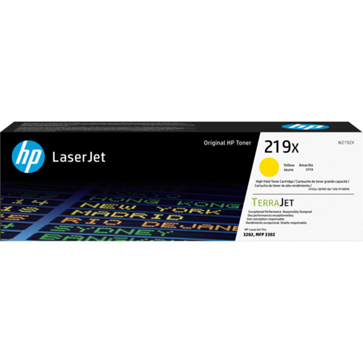 HP 219X keltainen värikasetti (W2192X)