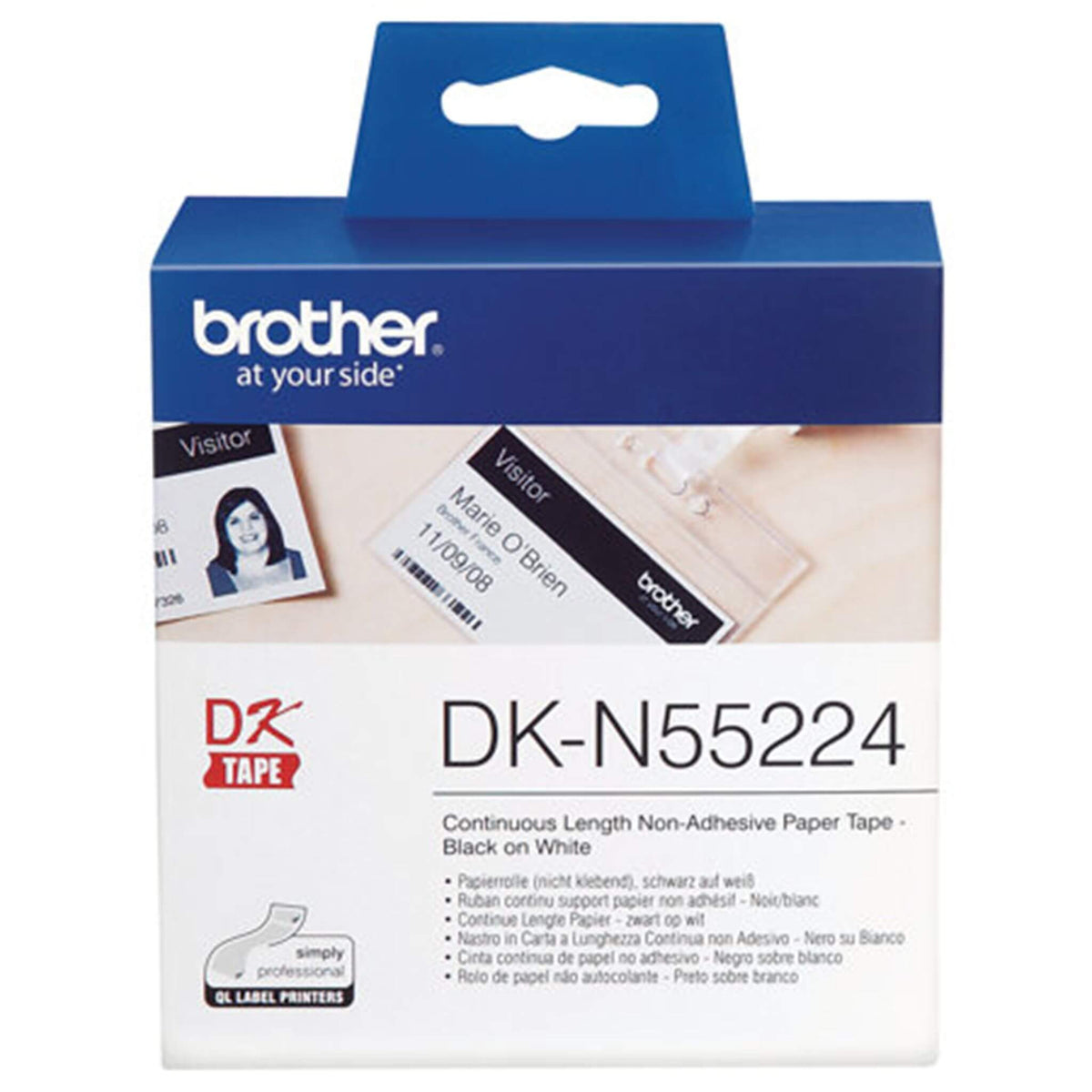 Paperinen tarranauha  Brother DKN55224 | Finink.com