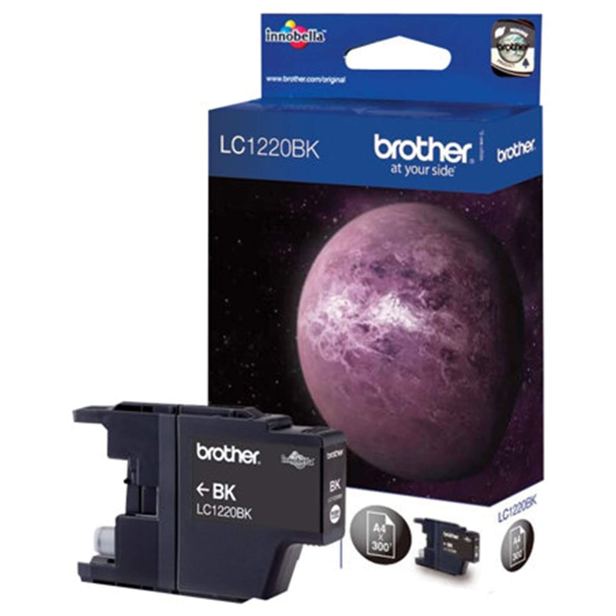 Musta mustekasetti: Brother LC1220BK | Finink.com