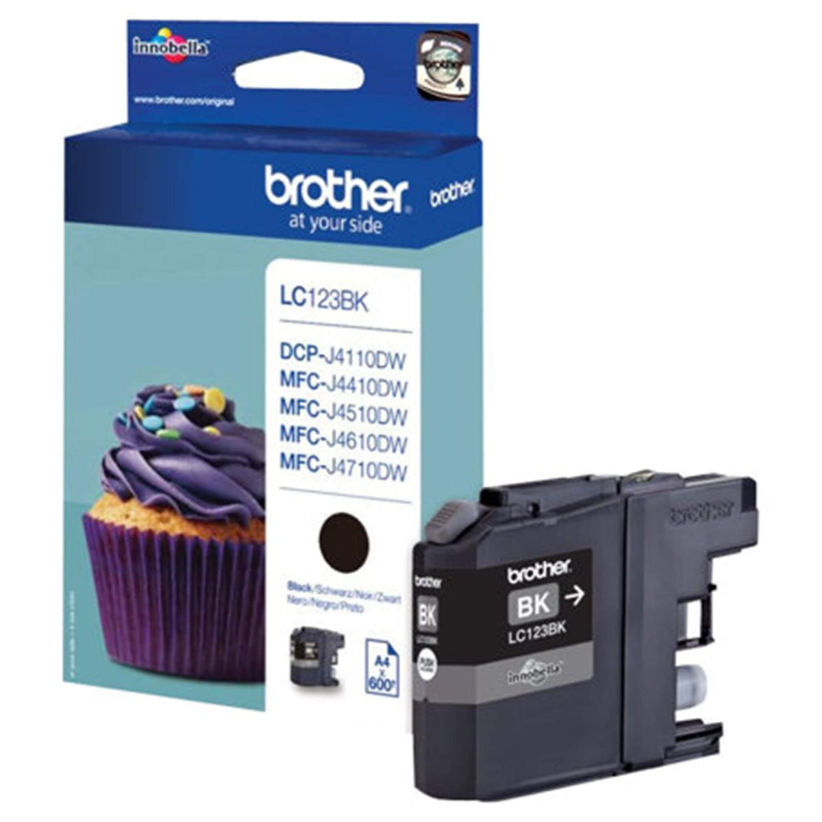 Musta mustepatruuna: Brother LC123BK | Finink.com