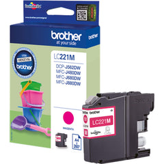 Brother LC221M magenta mustekasetti