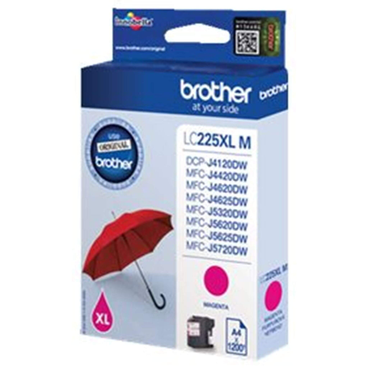 Magenta mustekasetti: Brother LC225XLM | Finink.com