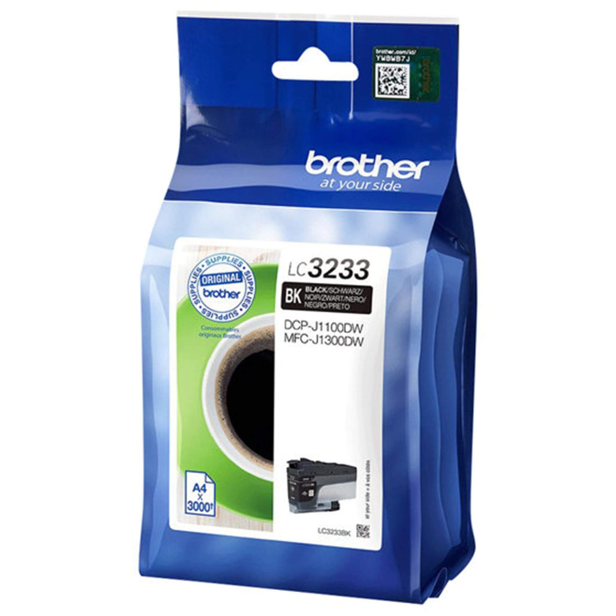 Musta mustekasetti: Brother LC3233BK | Finink.com