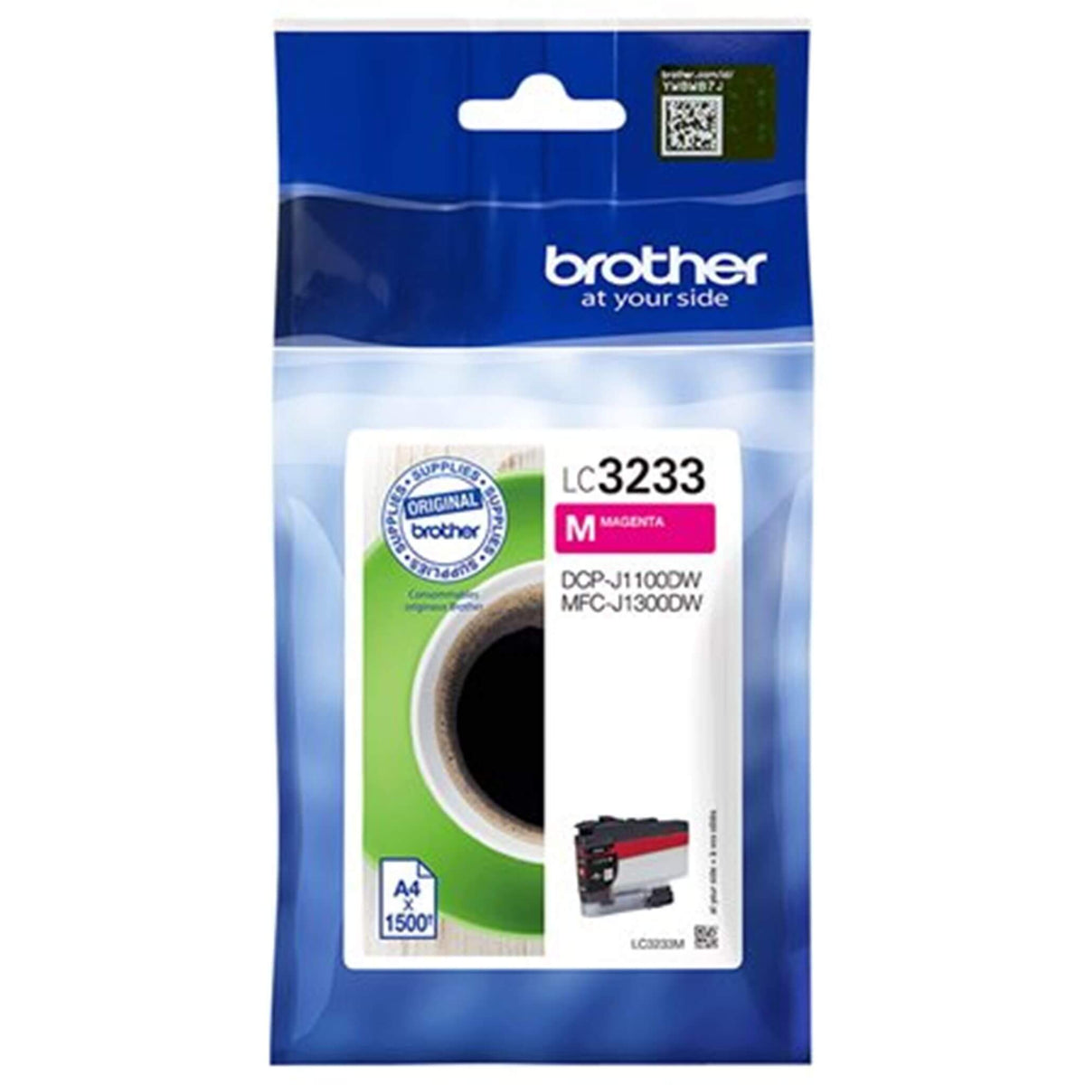 Magenta mustekasetti: Brother LC3233M | Finink.com