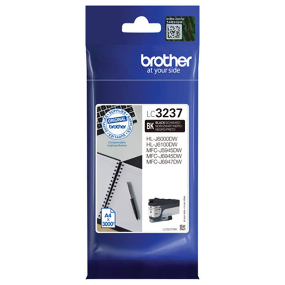 Musta mustepatruuna: Brother LC3237BK | Finink.com