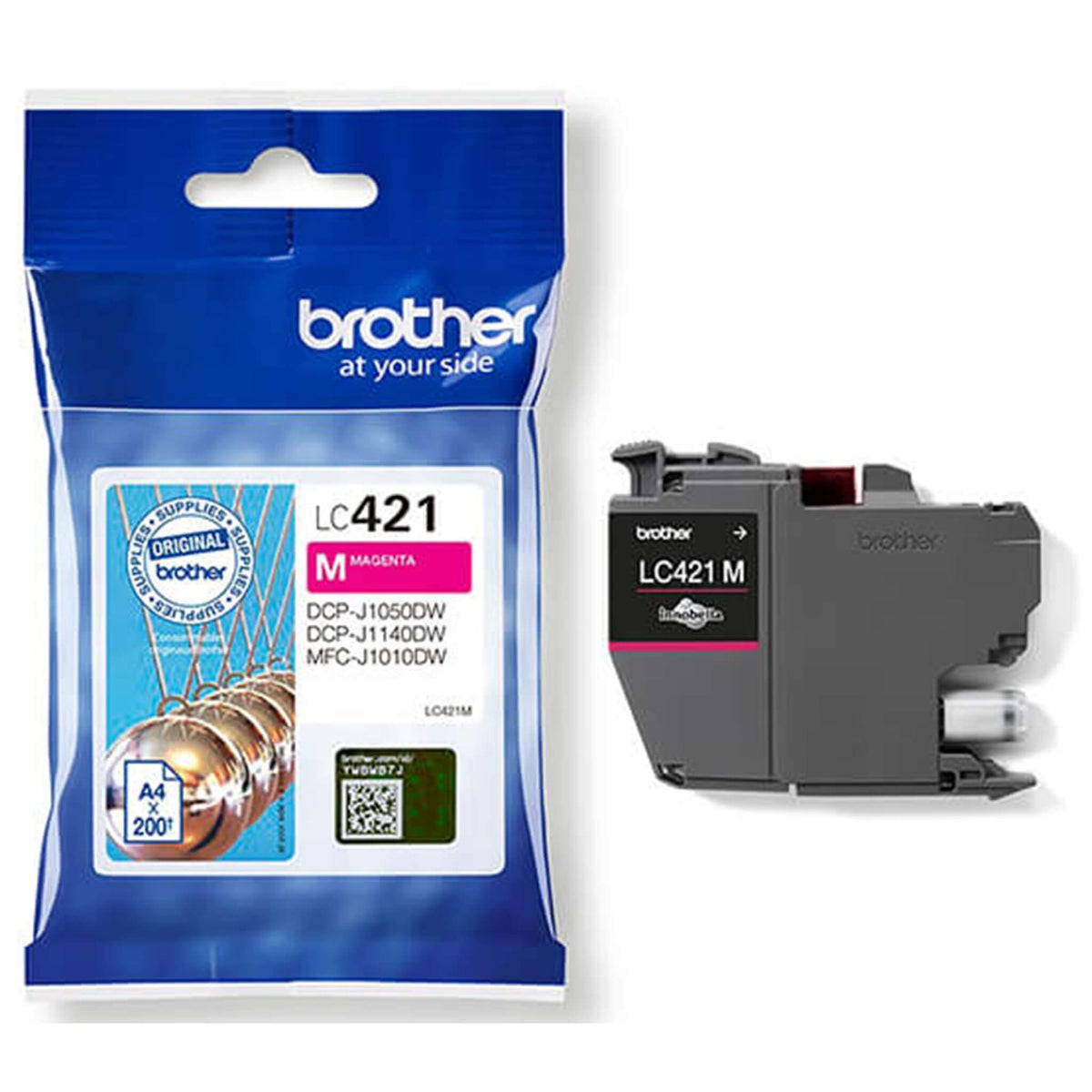 Magenta mustekasetti: Brother LC421M | Finink.com