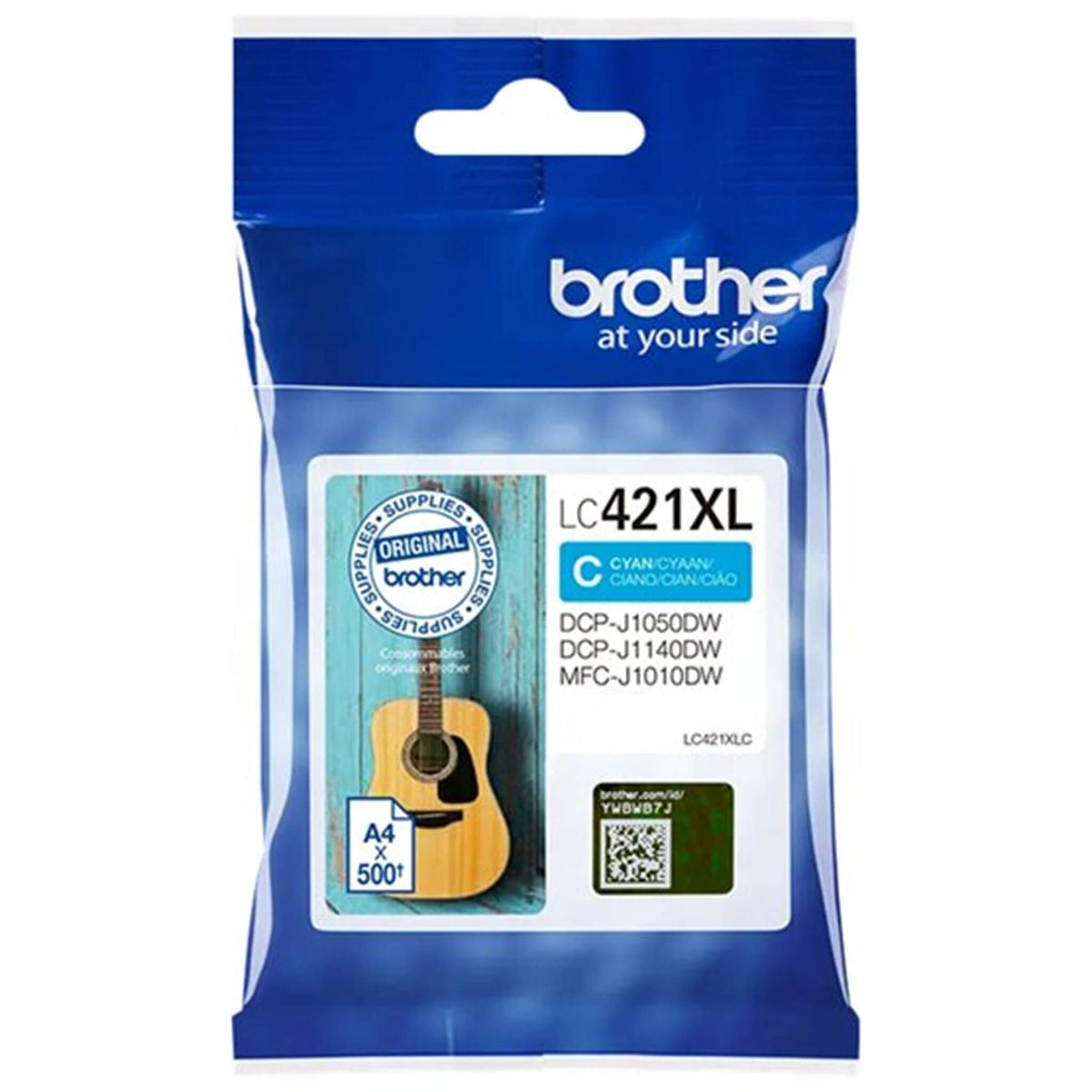 Cyan mustekasetti: Brother LC421XLC | Finink.com