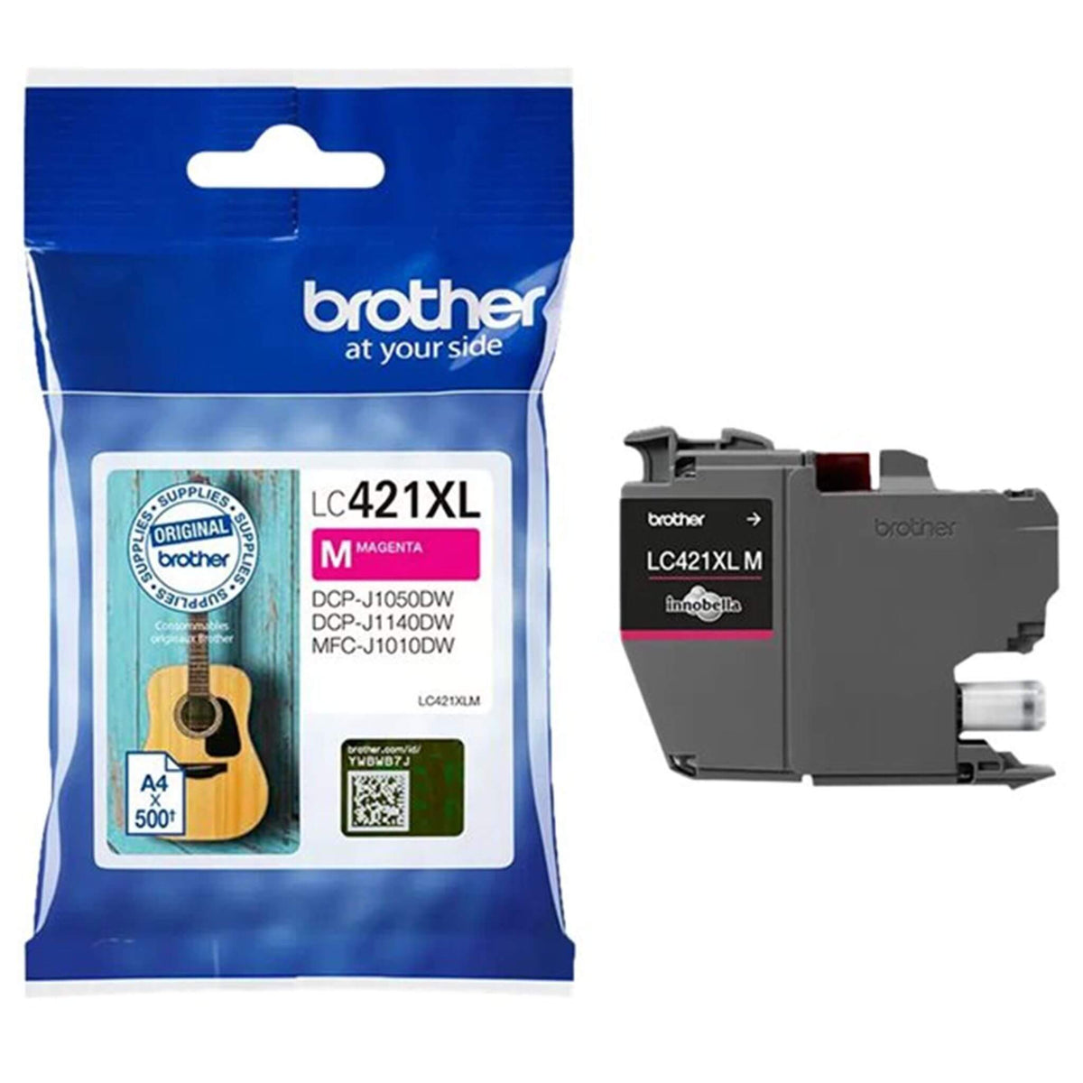 Magenta mustekasetti: Brother LC421XLM | Finink.com