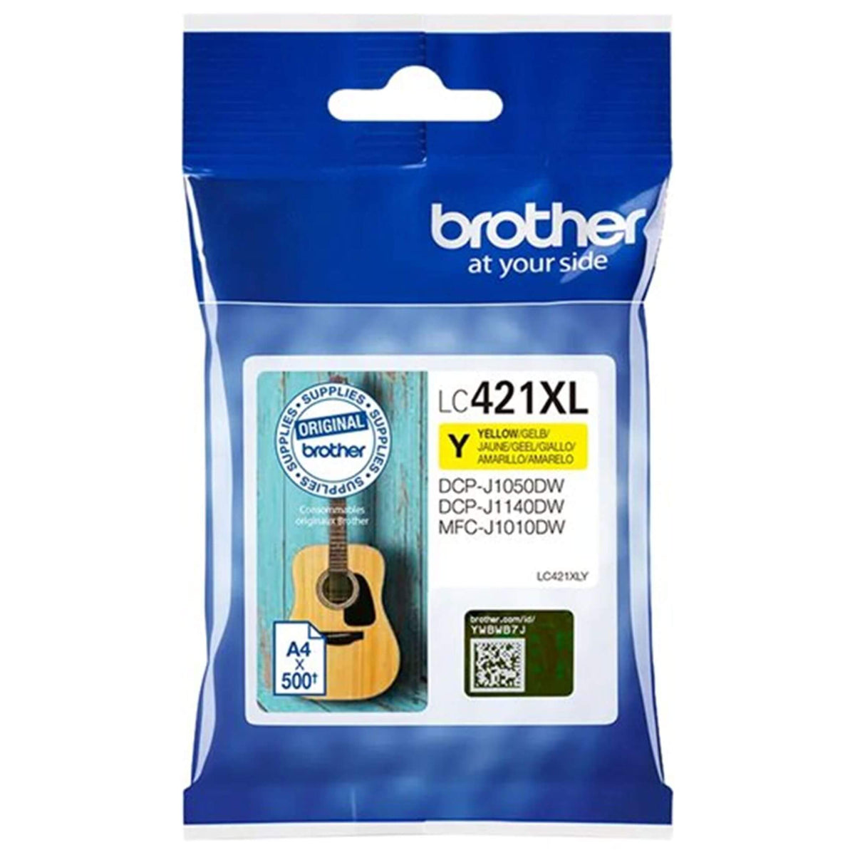 Keltainen mustekasetti: Brother LC421XLY | Finink.com
