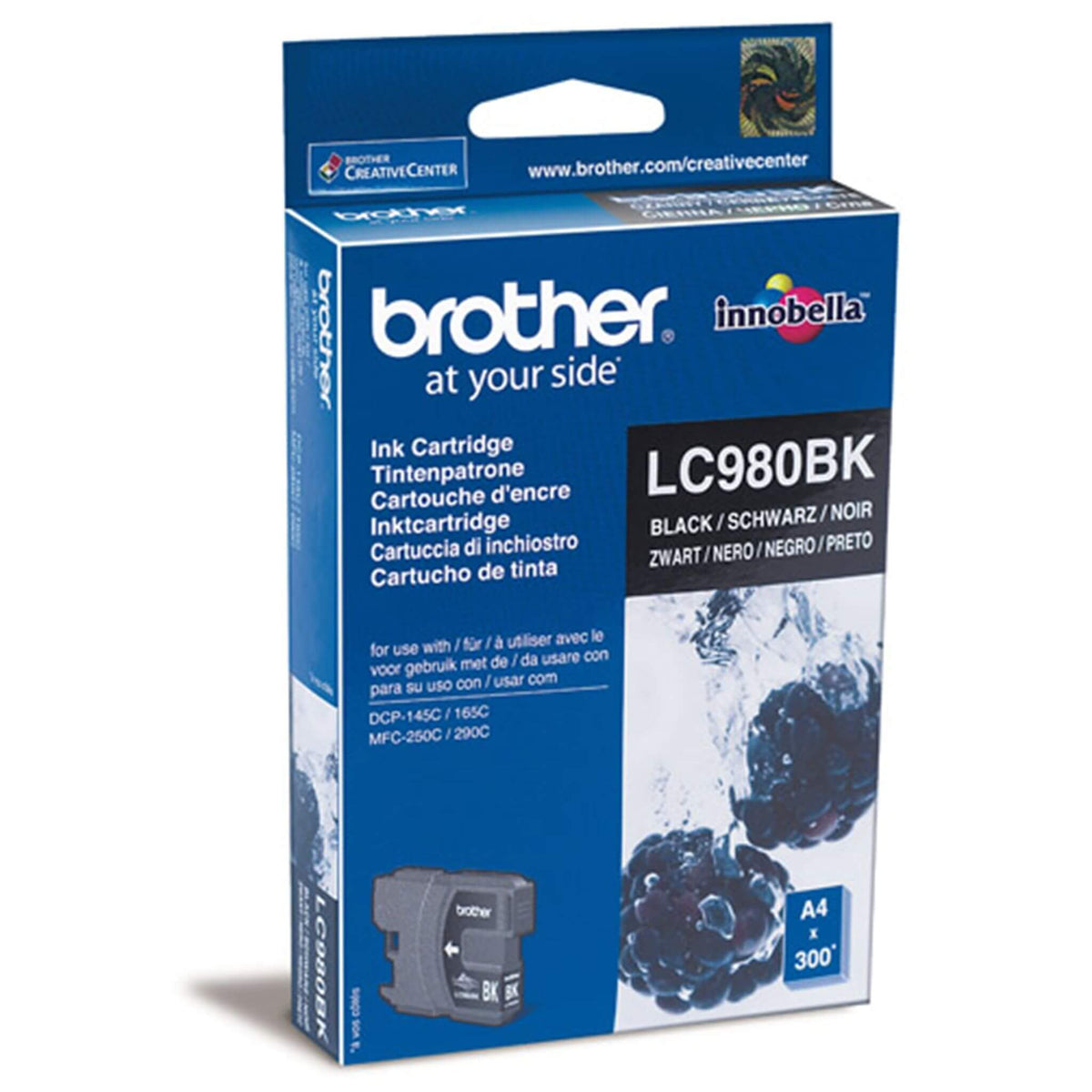 Musta mustepatruuna: Brother LC980BK  | Finink.com