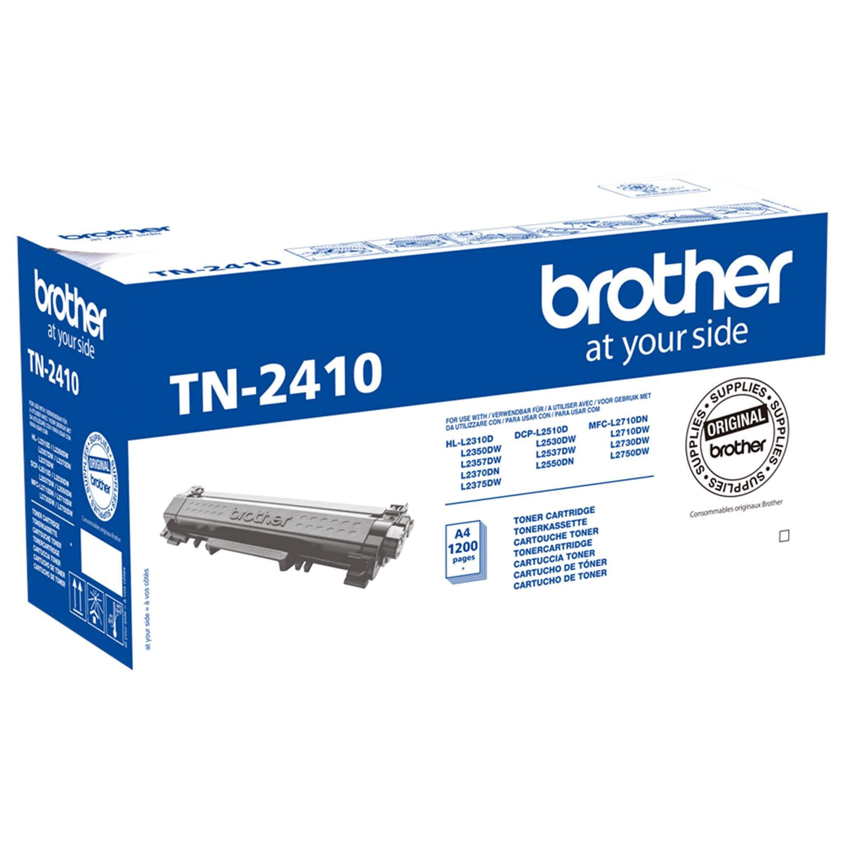 Musta värikasetti: Brother TN2410 | Finink.com