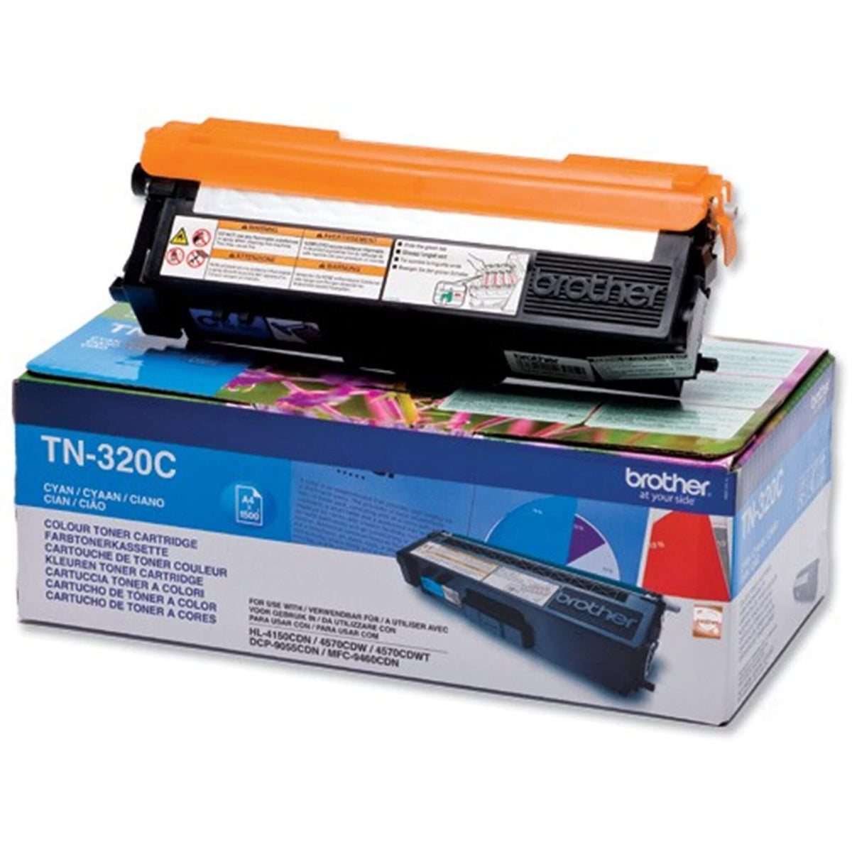 Cyan värikasetti: Brother TN320C | Finink.com