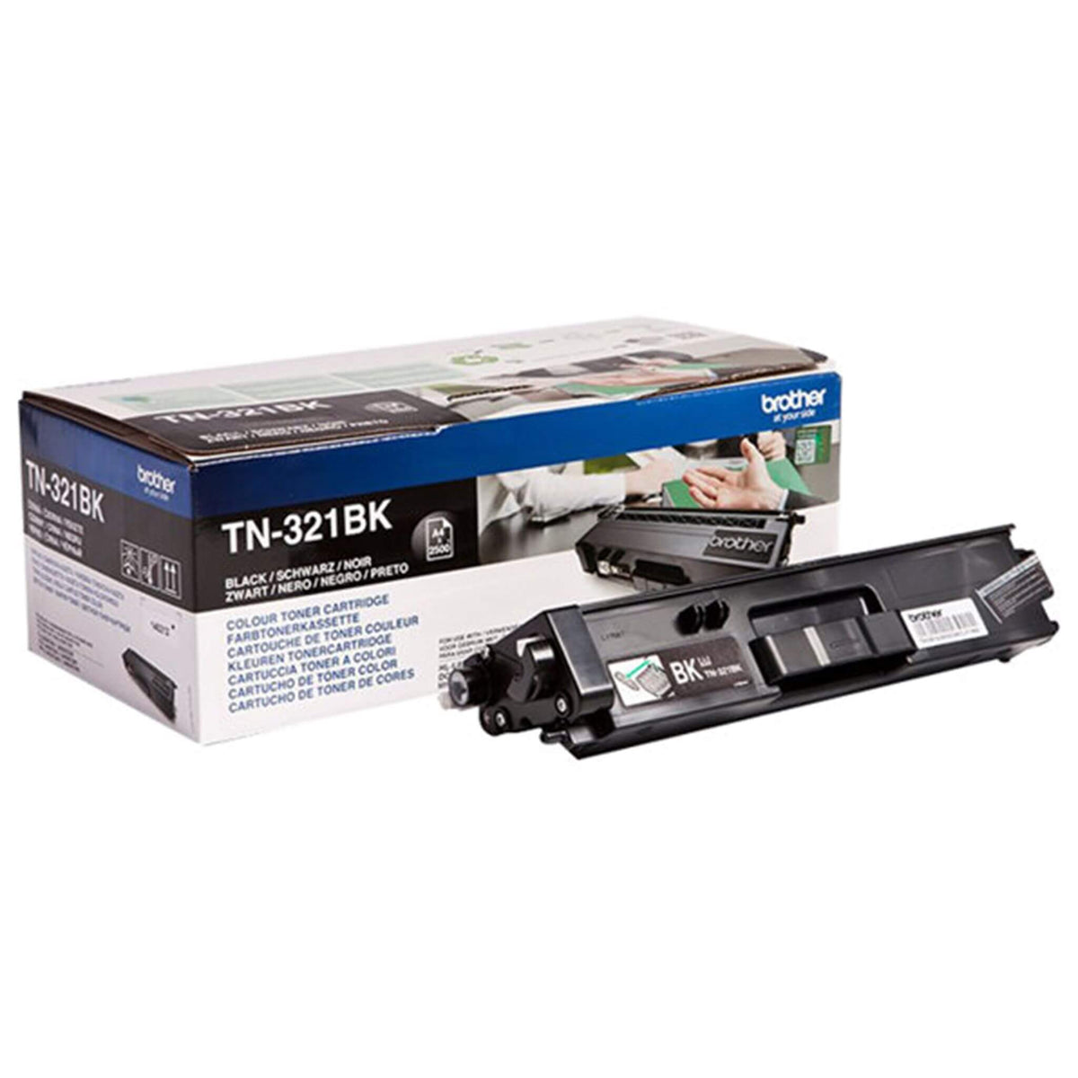 Musta värikasetti: Brother TN321BK | Finink.com
