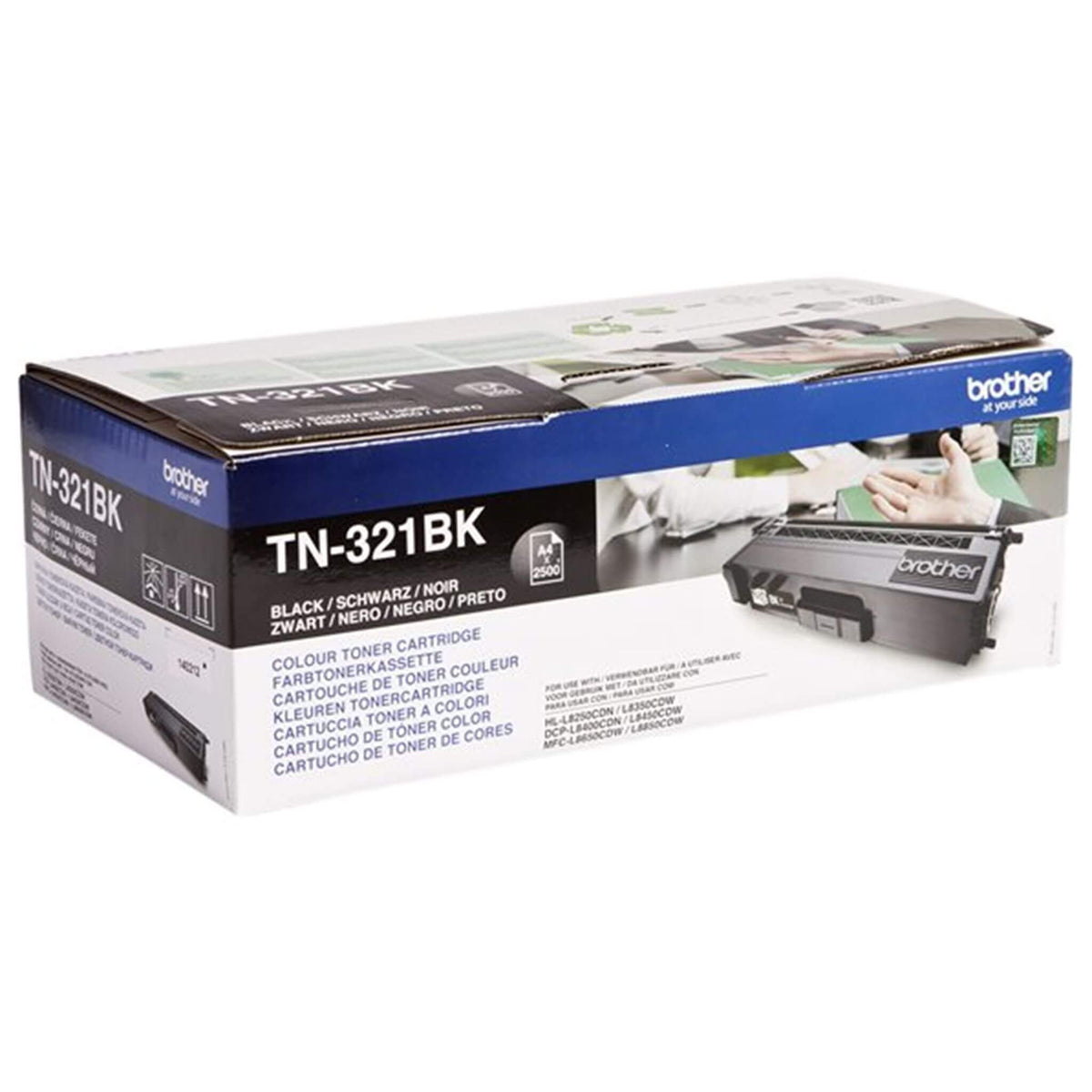 Musta värikasetti: Brother TN321BK | Finink.com