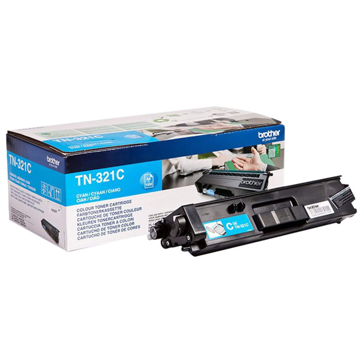 Cyan värikasetti: Brother TN321C | Finink.com