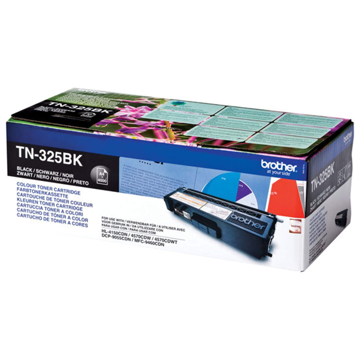 Musta värikasetti: Brother TN325BK | Finink.com