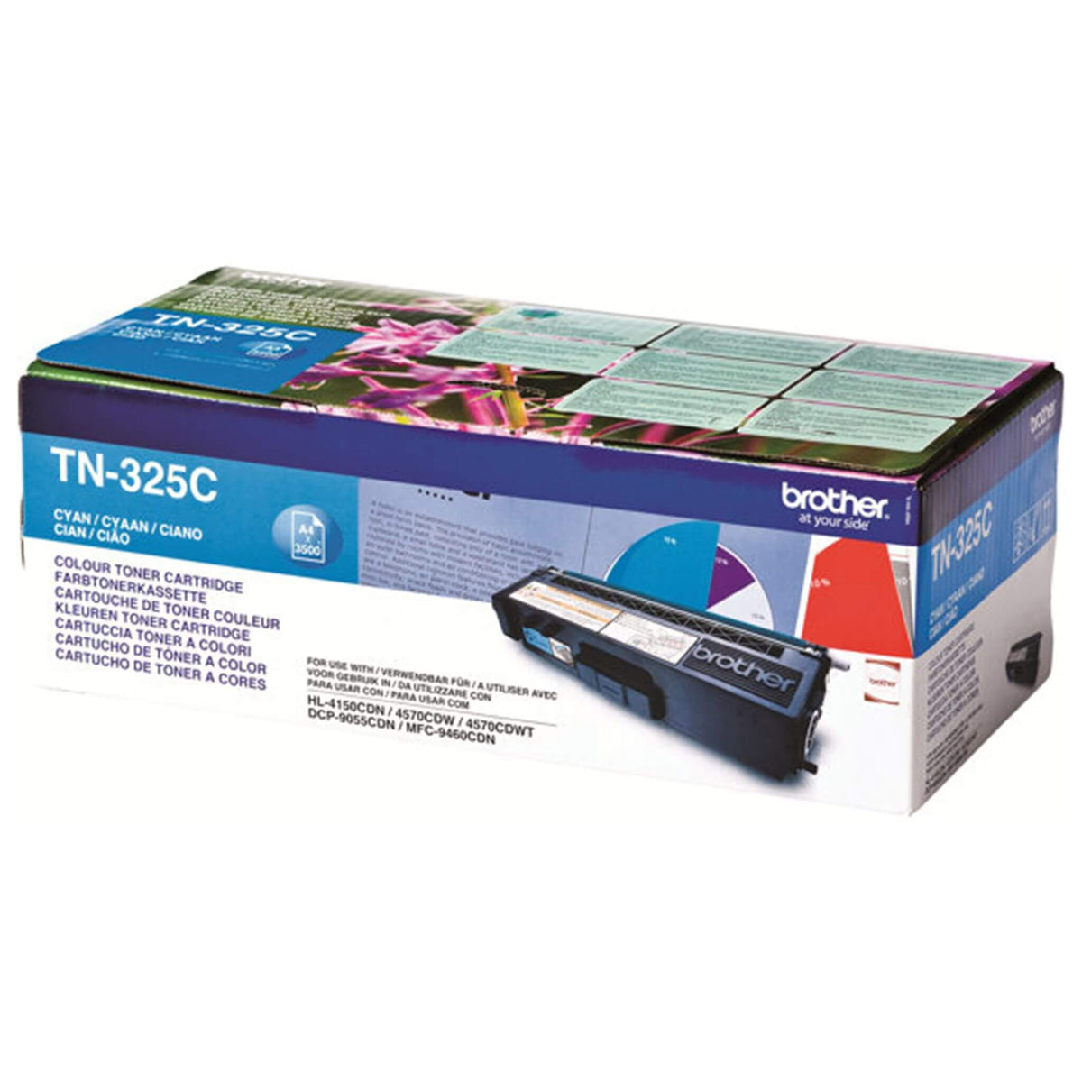 Cyan värikasetti: Brother TN325C | Finink.com