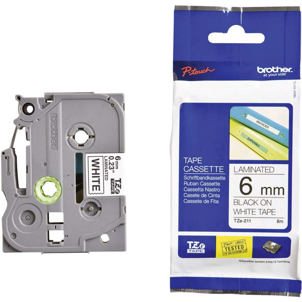 Laminoitu tarranauha Brother TZE211 | Finink.com