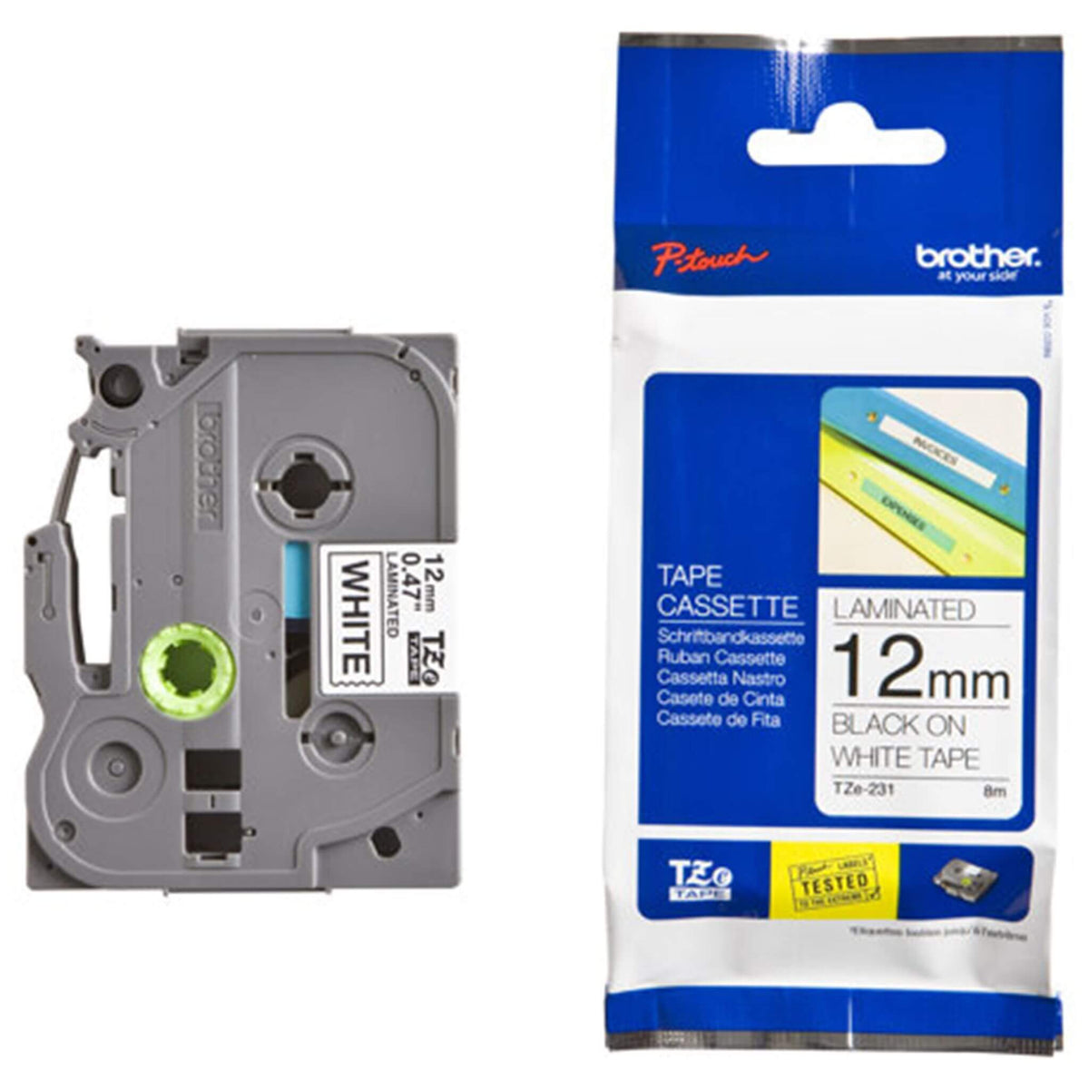 Laminoitu tarranauha Brother TZE231 | Finink.com