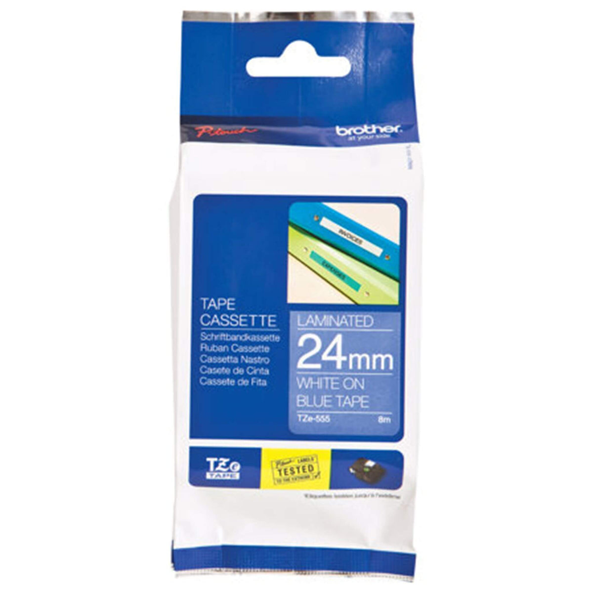 Laminoitu tarranauha Brother TZE555 | Finink.com