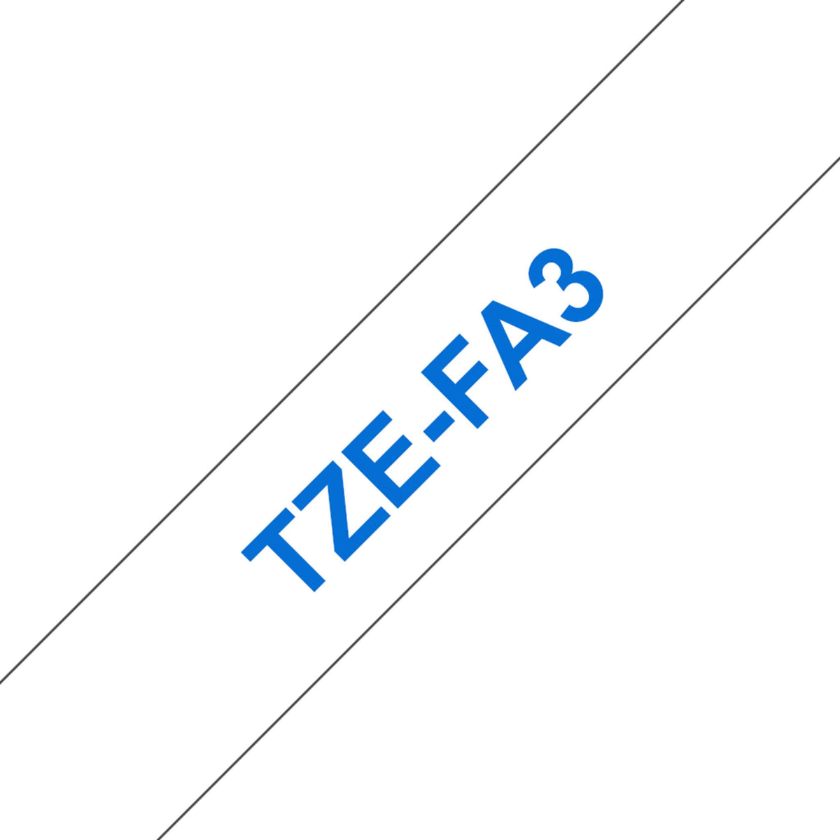 Silitettävä tarranauha 12 mm Brother TZEFA3 | Finink.com