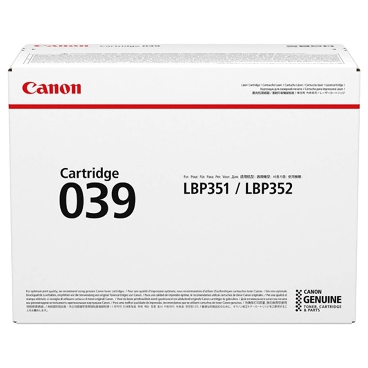 Musta värikasetti: Canon 0287C001 (039) | Finink.com