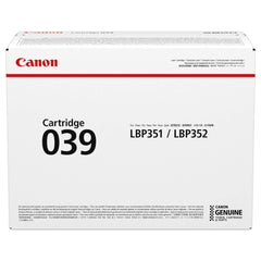 Canon 039 musta värikasetti (0287C001)