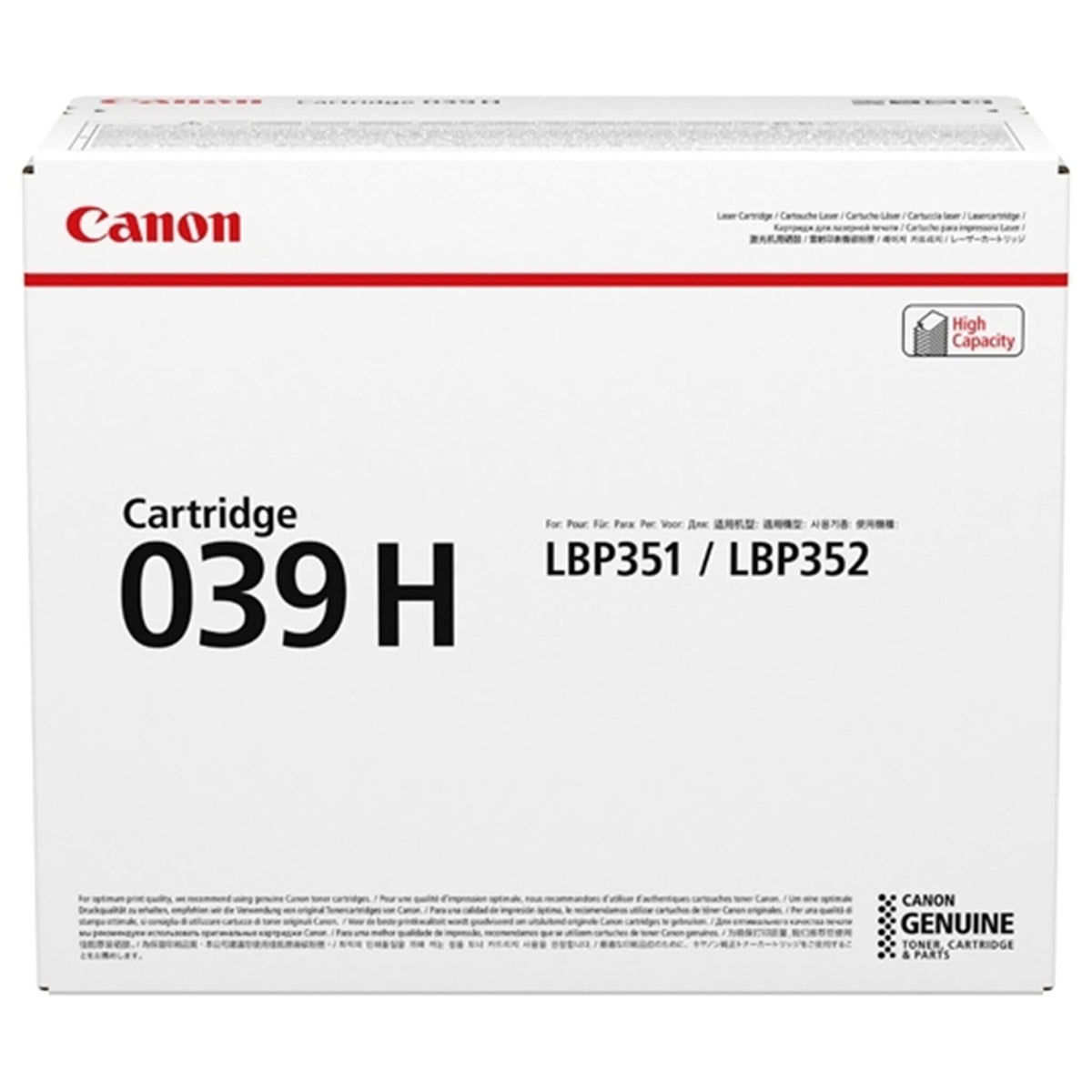 Musta värikasetti: Canon 0288C001 (039H) | Finink.com