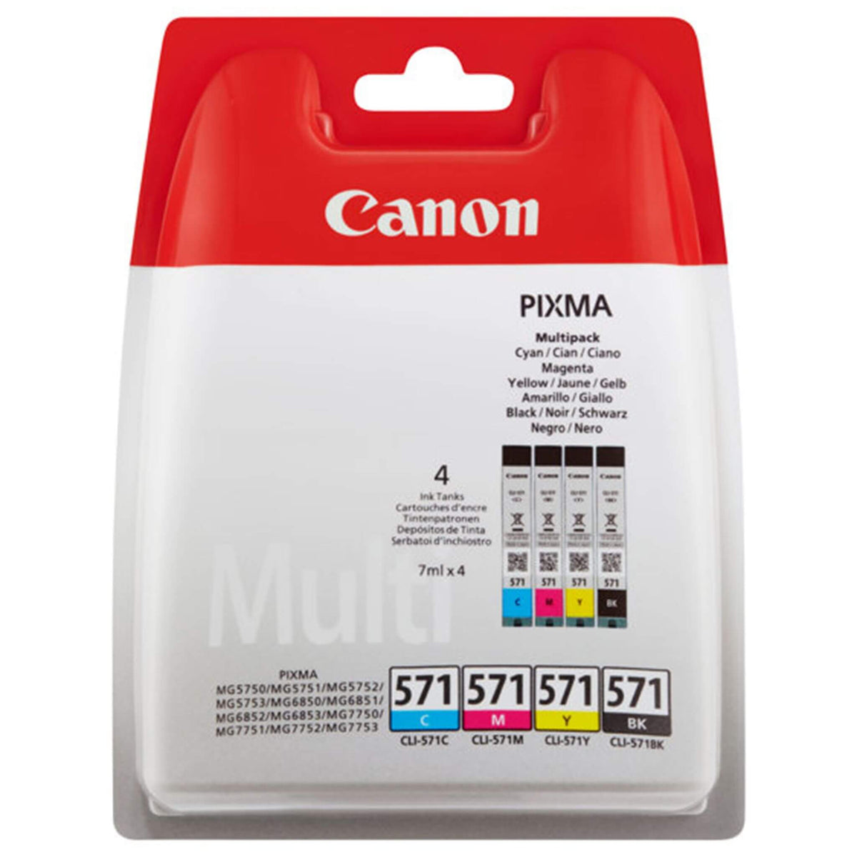 Multipakkaus CLI-571: Canon 0386C005 (CLI-571) | Finink.com