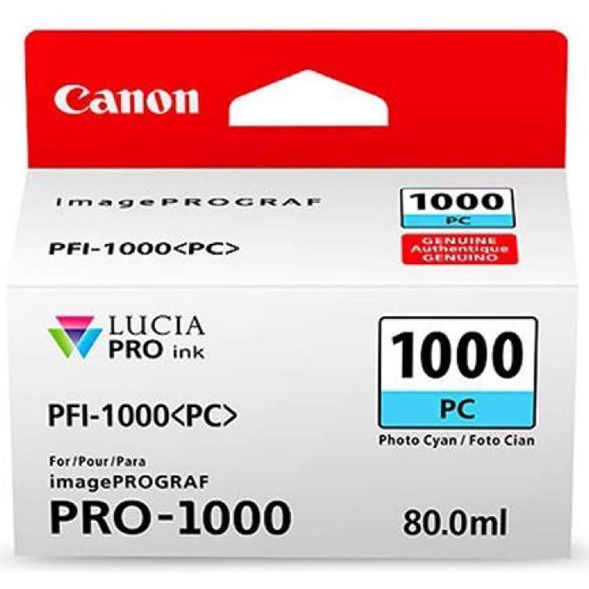 Photo cyan mustepatruuna: Canon 0550C001 (PFI-1000 PC) | Finink.com
