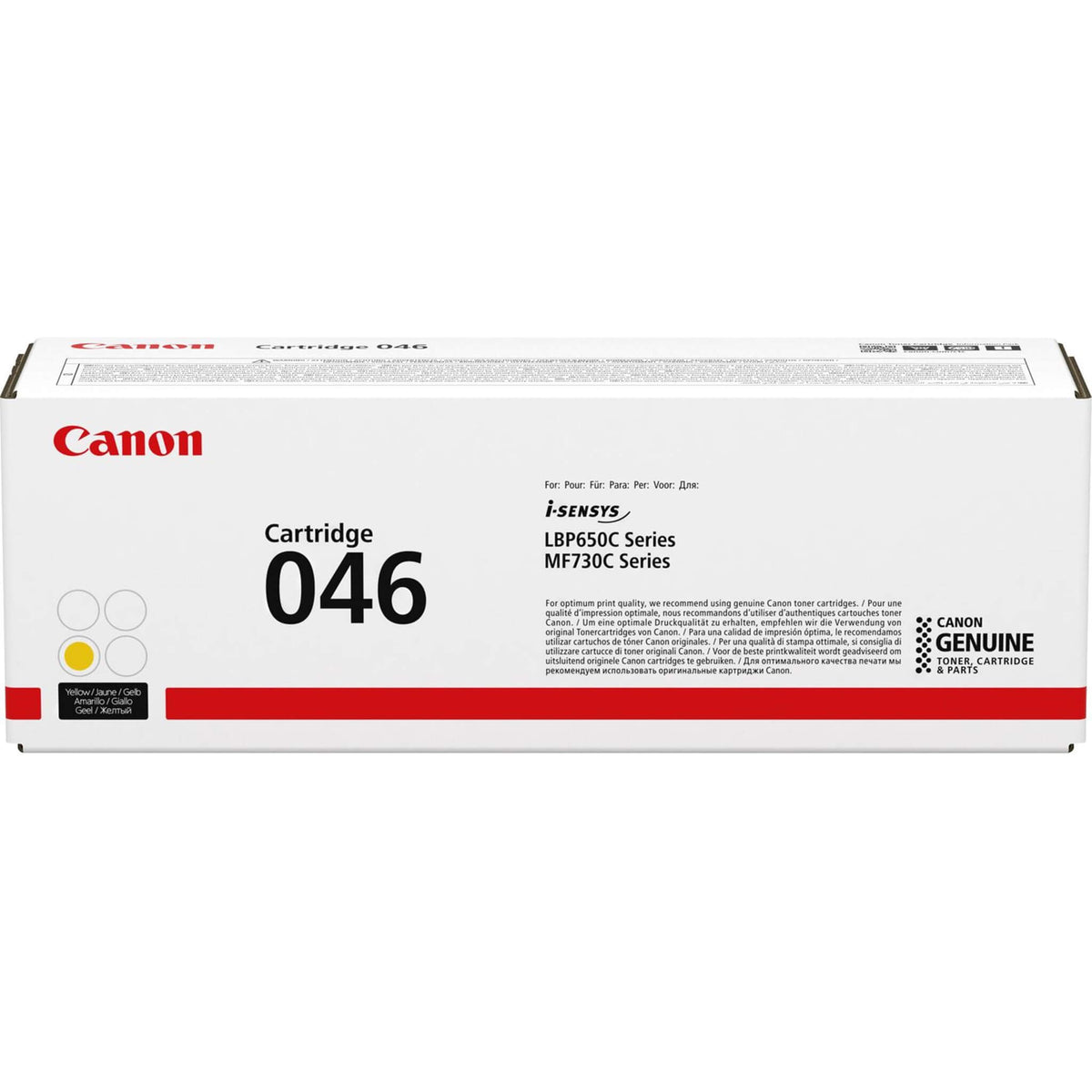 Keltainen värikasetti: Canon 1251C002 (046 H) | Finink.com