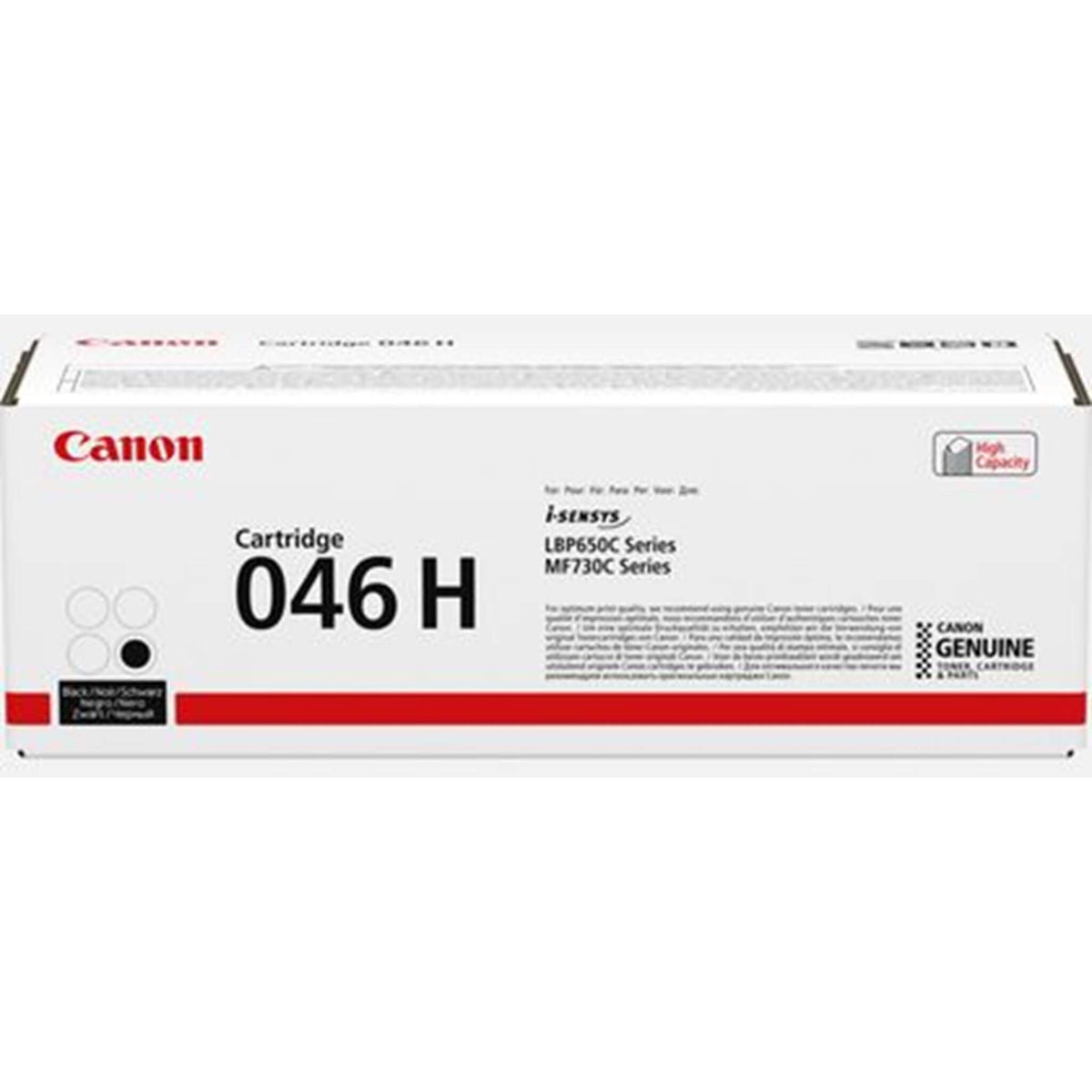 Musta värikasetti: Canon 1254C002 (046 H) | Finink.com