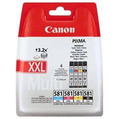 Canon CLI-581XXL multipakkaus neljä väriä (1998C005)