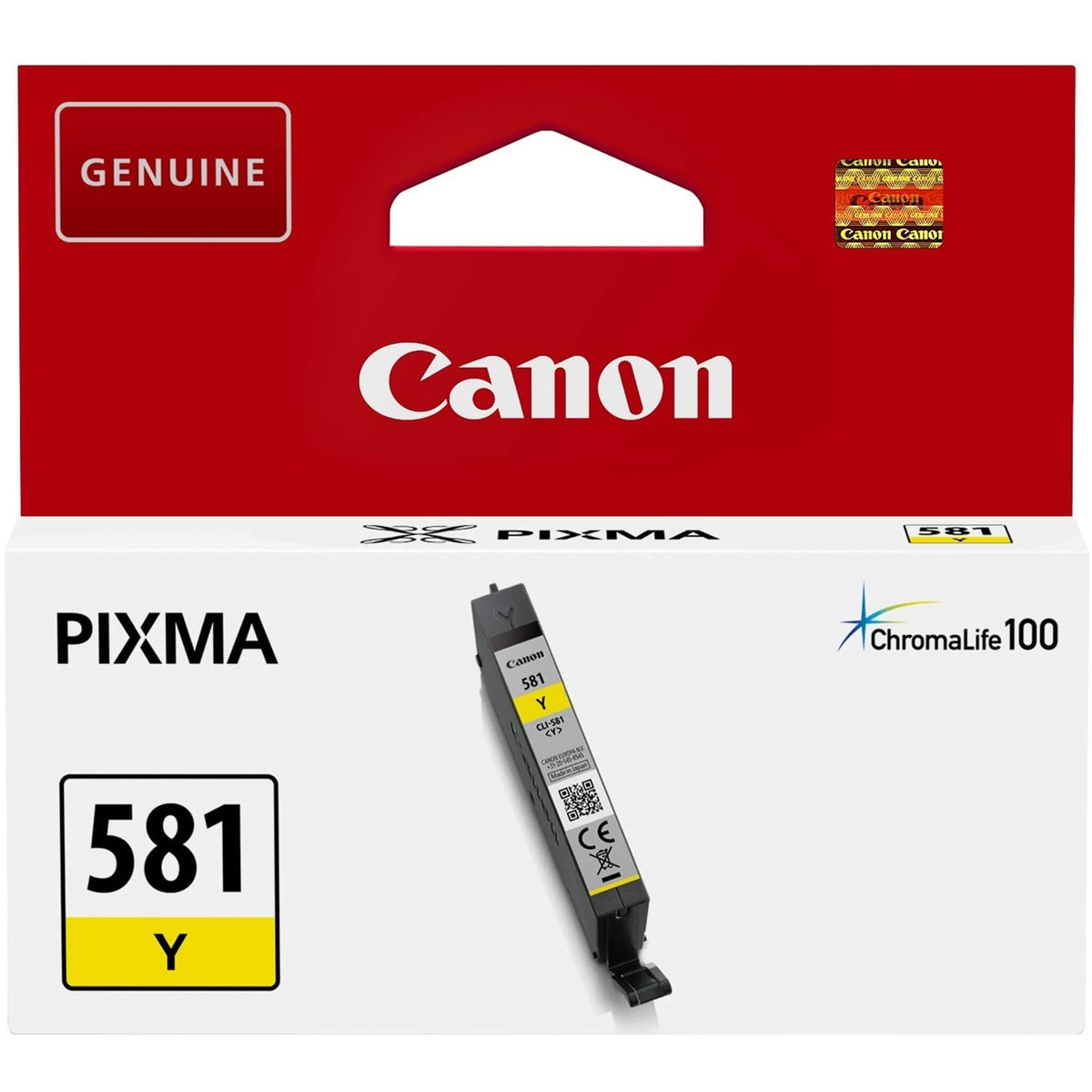 Keltainen mustekasetti: Canon 2105C001 (CLI-581 Y) | Finink.com