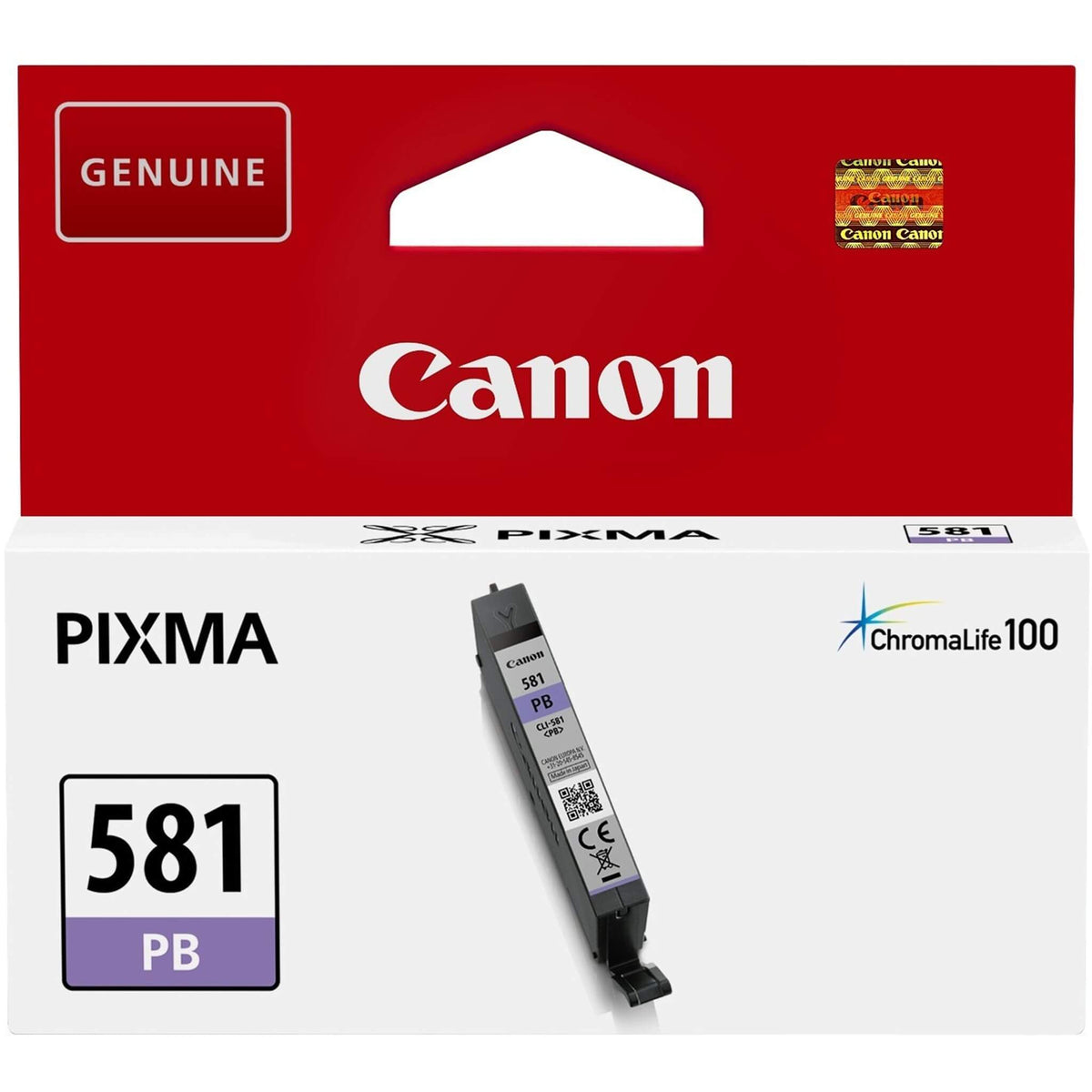 Photo sininen mustekasetti: Canon 2107C001 (CLI-581 PB) | Finink.com
