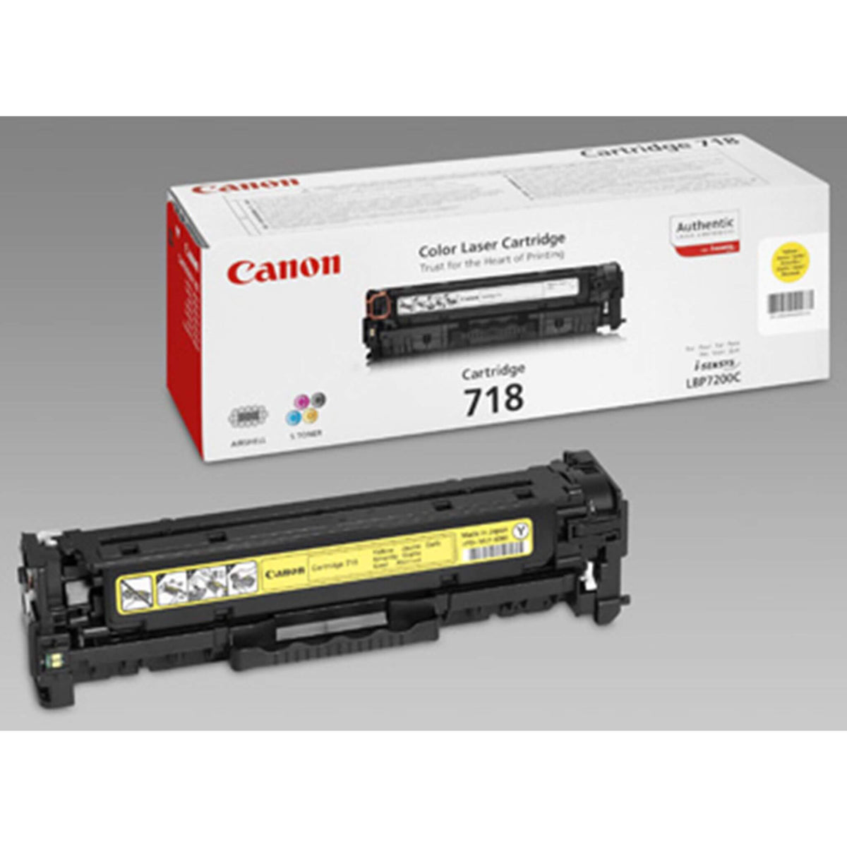 Keltainen värikasetti: Canon 2659B002 (718) | Finink.com