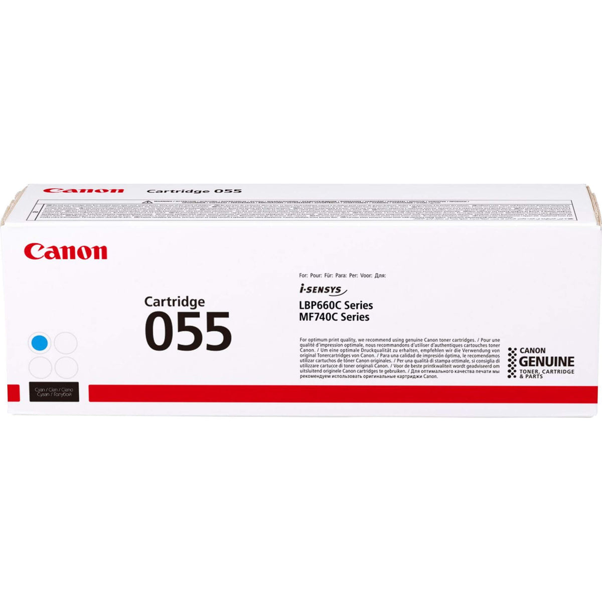 Cyan värikasetti: Canon 3015C002 (055) | Finink.com