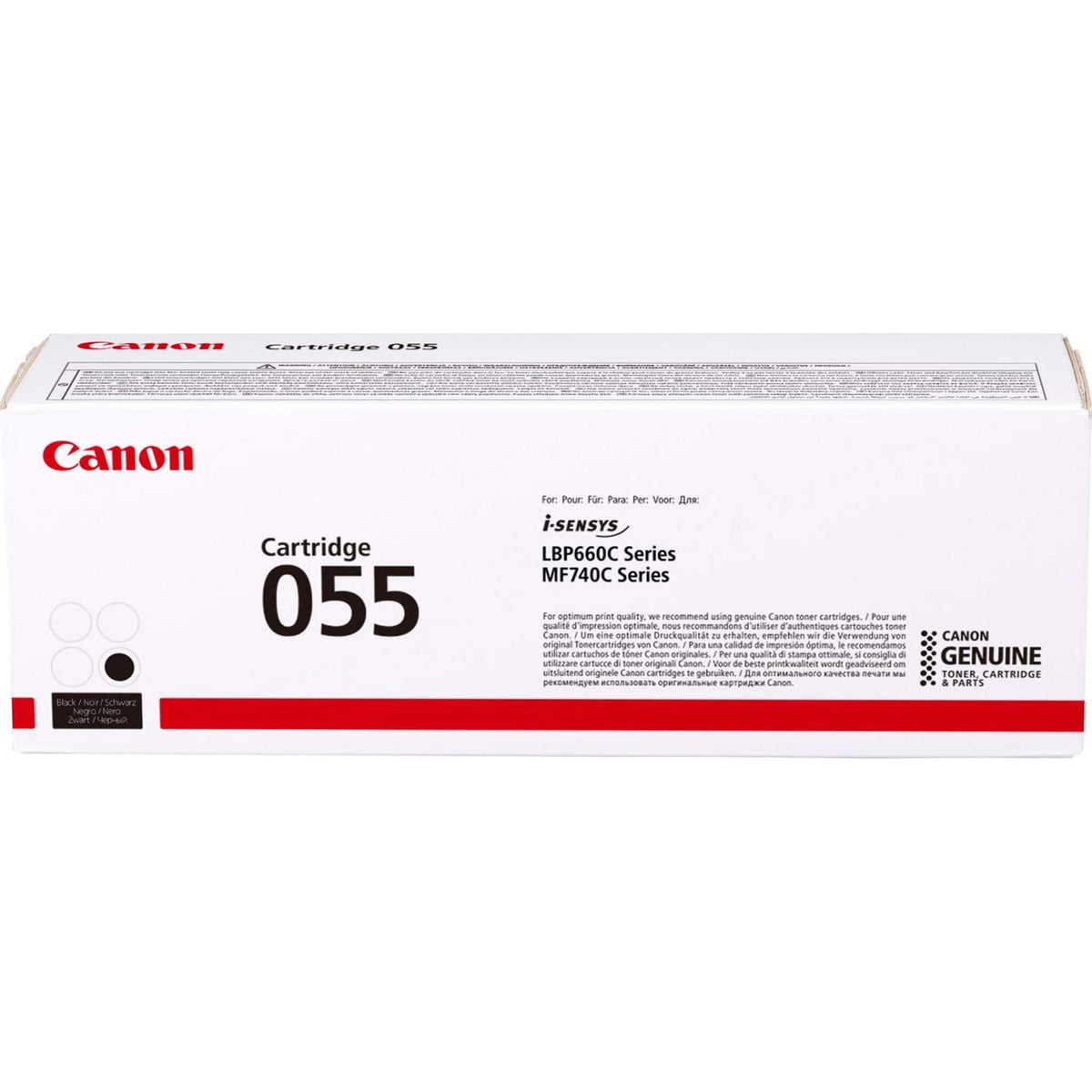 Musta värikasetti: Canon 3016C002 (055) | Finink.com