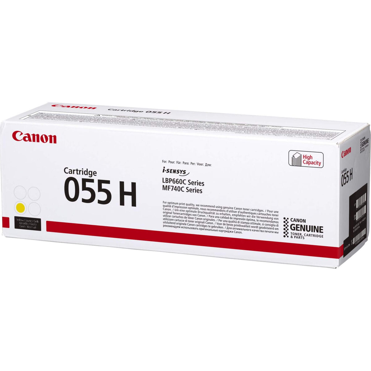 Keltainen värikasetti: Canon 3017C002 (055 H) | Finink.com