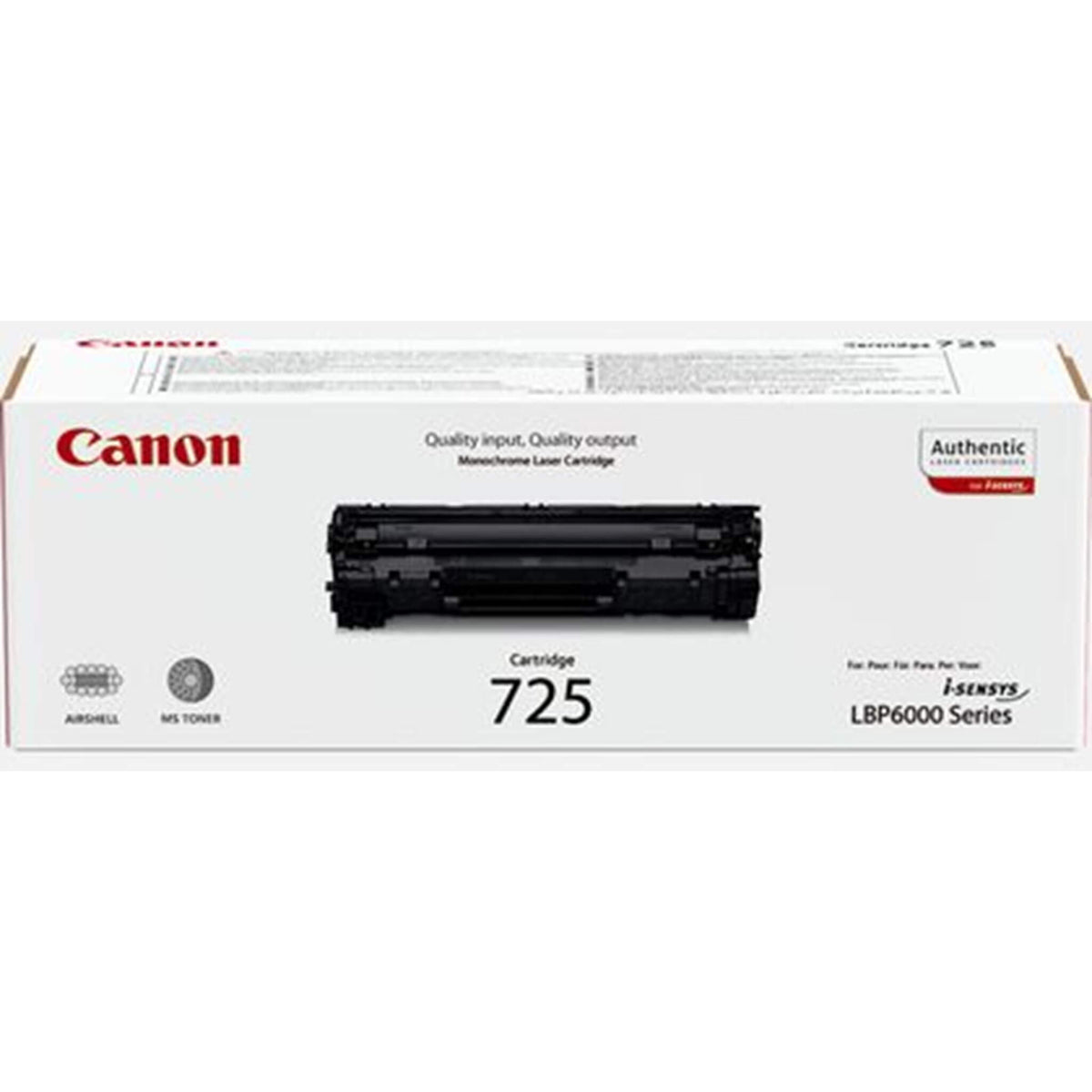 Musta värikasetti: Canon 3484B002 (CRG 725) | Finink.com