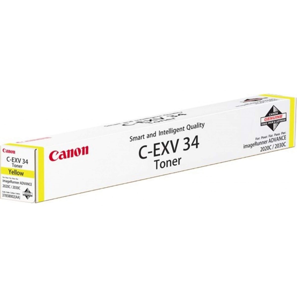 Keltainen mustekasetti: Canon 3785B002 (C-EXV 34) | Finink.com