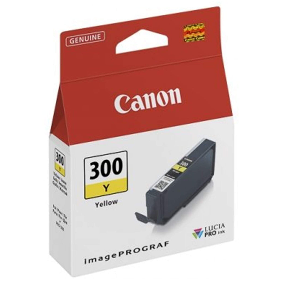 Keltainen mustepatruuna: Canon 4196C001 (PFI-300 Y) | Finink.com