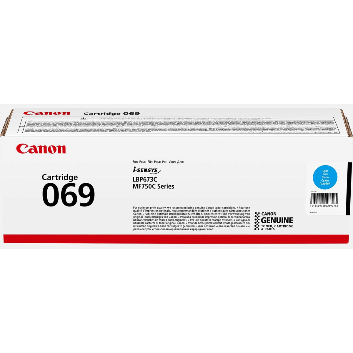 Cyan värikasetti: Canon 5093C002 (069 C) | Finink.com