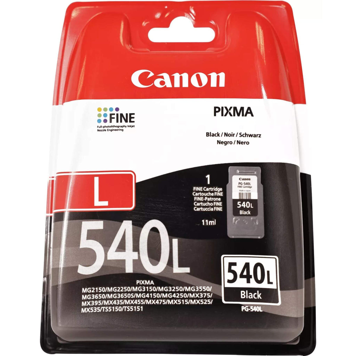 Musta mustekasetti: Canon PG-540 L | Finink.com